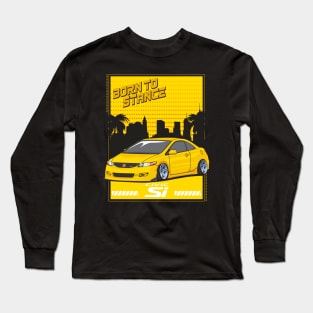 Honda Civic Si (Yellow) Long Sleeve T-Shirt